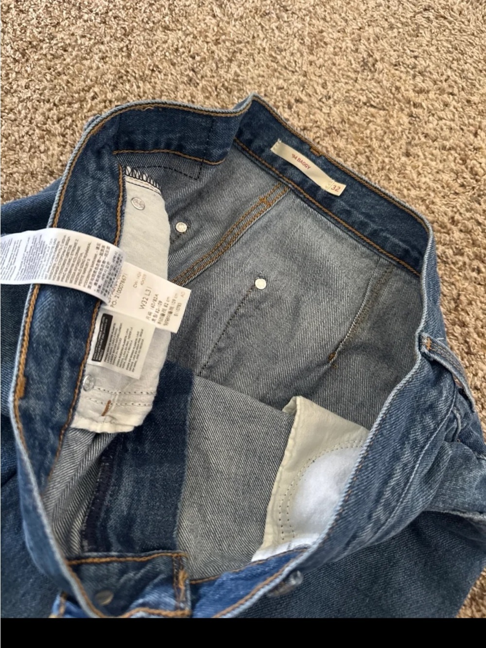 Levi’s '94 Baggy Seamed Women's Jeans Size 32 - Picture 10 of 12